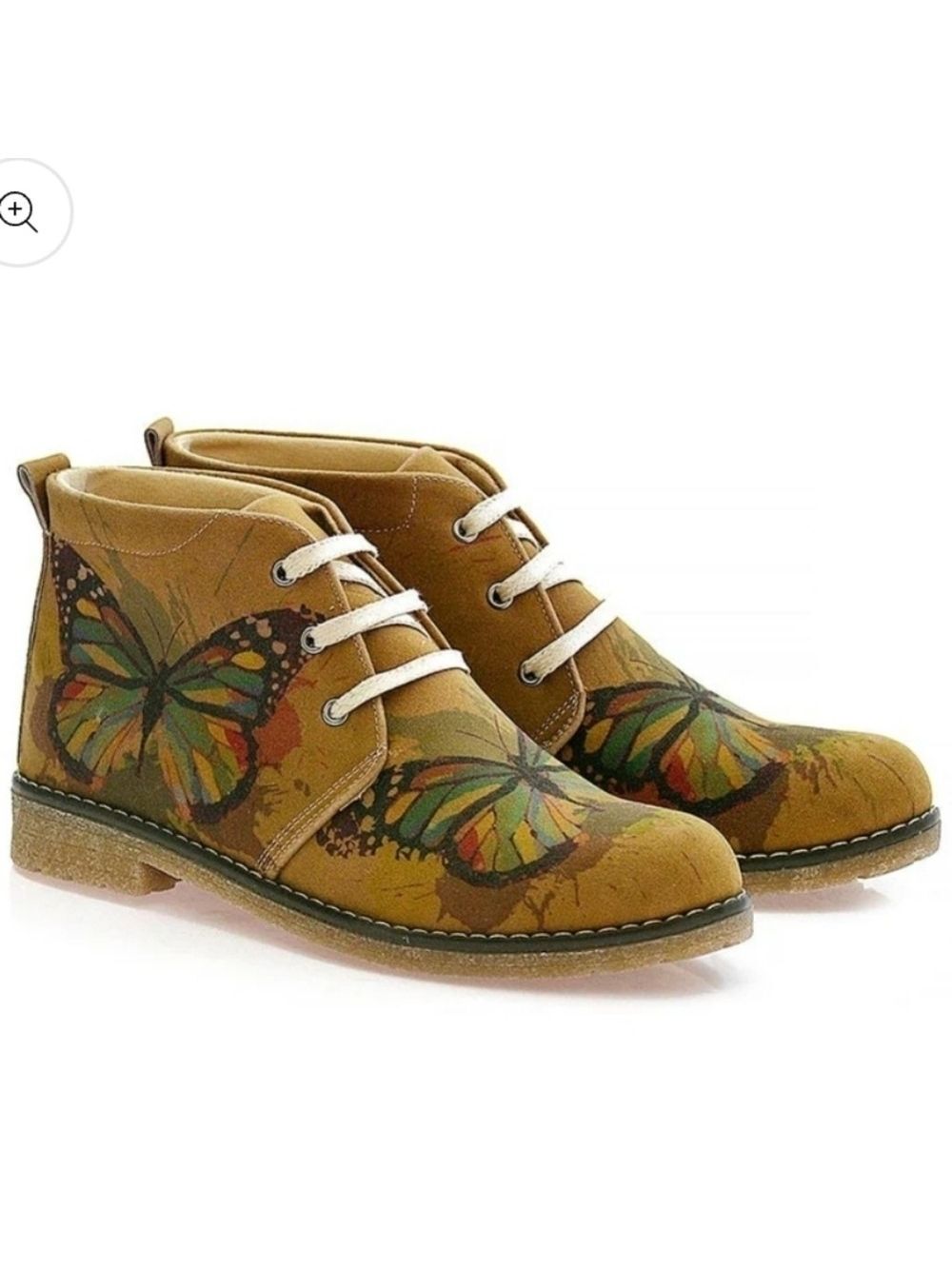 Goby Butterfly Ankle Boots Lace Up Women's Size Euro 41 US Size 10.5
